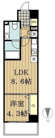 グランハイツ高田馬場の物件間取画像