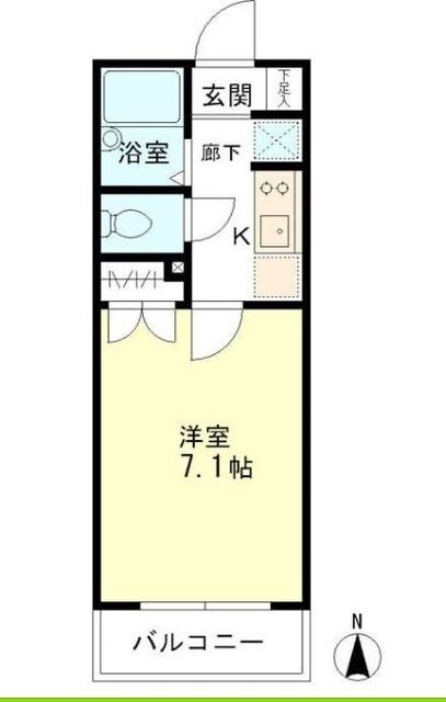 CLAP市谷柳町の物件間取画像