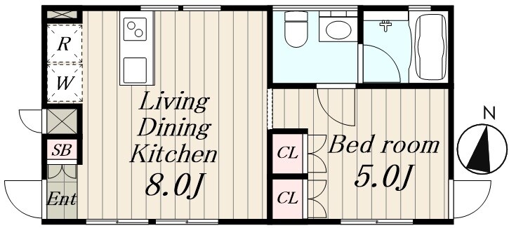 パッサカリア南大塚の物件間取画像