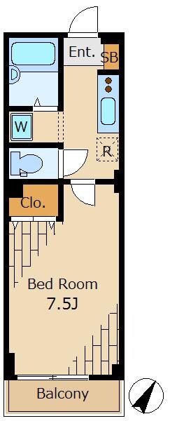 ラフォーレ田の物件間取画像