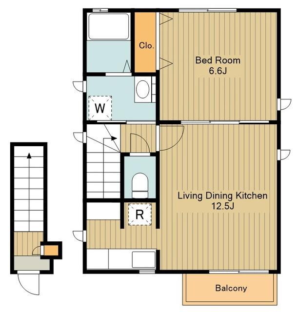 SALLE DE REPOSの物件間取画像