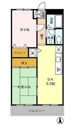 グレイスコートの物件間取画像