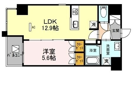 リベラーレ中野の物件間取画像