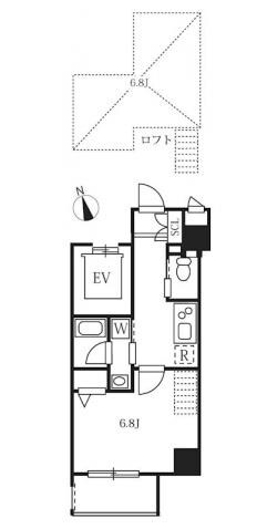 ハーモニーレジデンス池袋ウエストゲートの物件間取画像