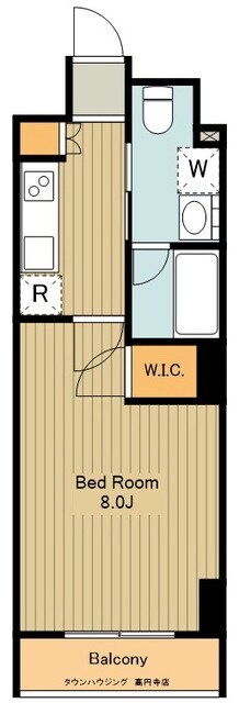ルクレ高円寺アジールコートの物件間取画像