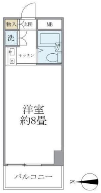 番衆エムエスビルの物件間取画像