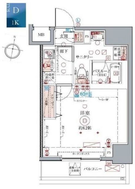 クレヴィスタ中野新橋の物件間取画像
