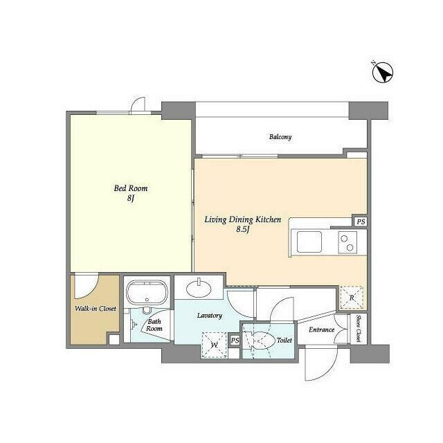 オーキッドレジデンス神楽坂の物件間取画像