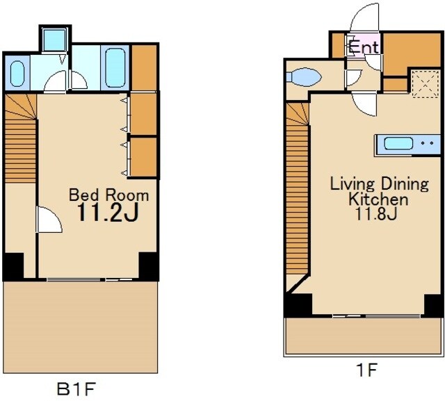 HF中野坂上レジデンスの物件間取画像
