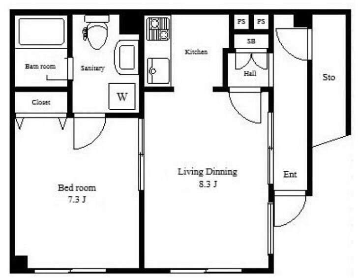 レガリア東中野レジデンスWESTの物件間取画像