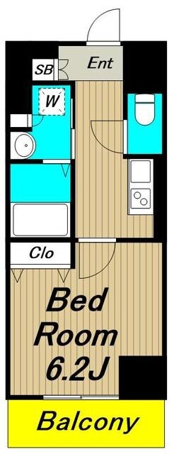 レジディア笹塚IIIの物件間取画像