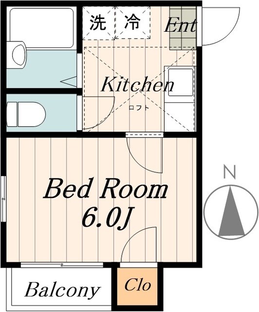 ホームタウンハウス坂町の物件間取画像
