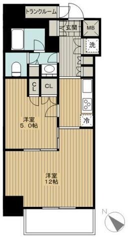 パークリュクス御茶ノ水の物件間取画像
