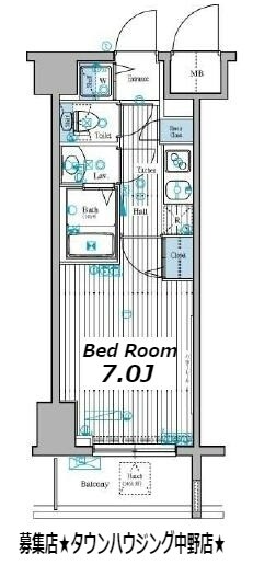 ガーラ・ステーション新宿御苑前の物件間取画像