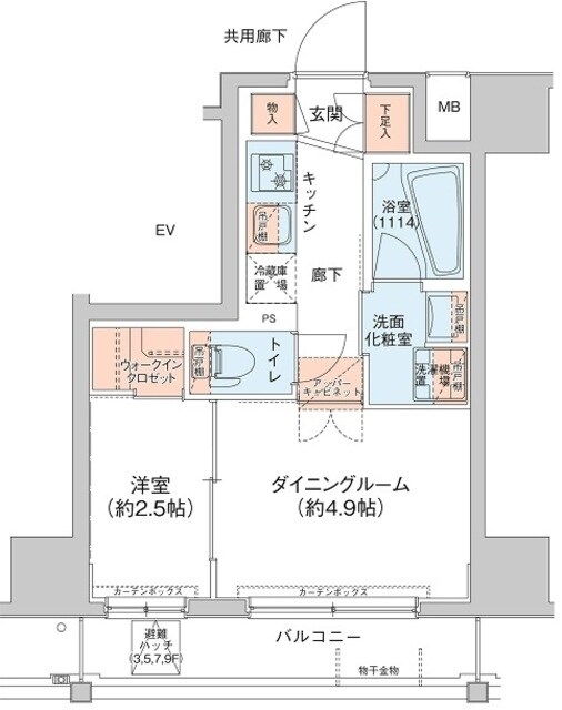 アジールコート新高円寺の物件間取画像