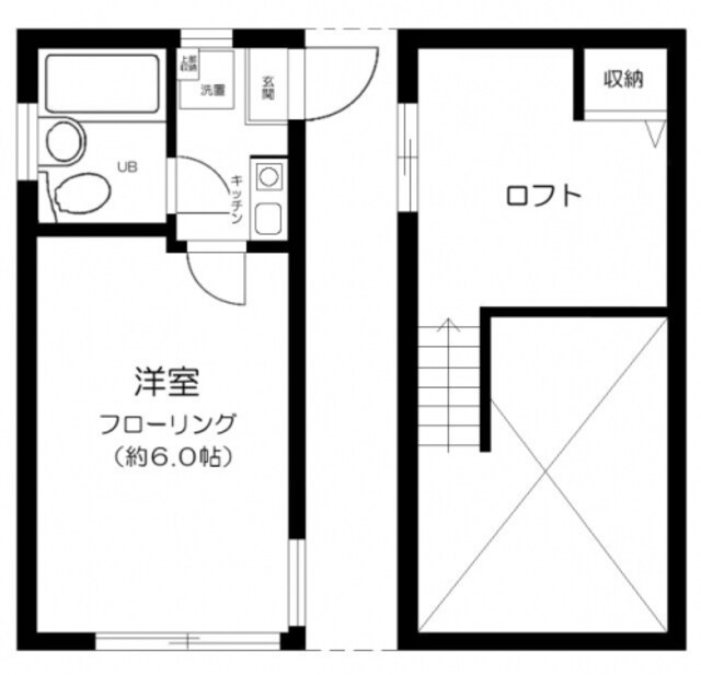 アミューズ鷺宮の物件間取画像
