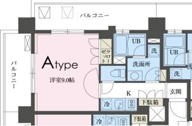 ガレリア東新宿の物件間取画像
