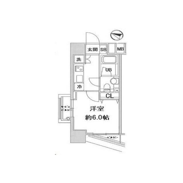 ファーストリアルタワー新宿の物件間取画像