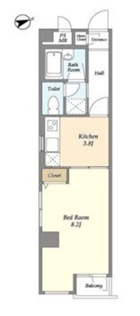 コーヨービルの物件間取画像