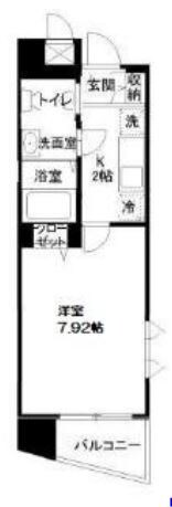 ファインヤママス高円寺の物件間取画像