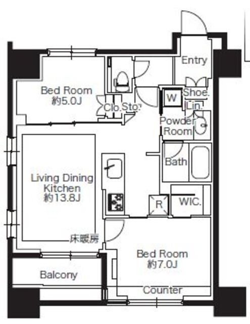 GRAN PASEO明大前の物件間取画像