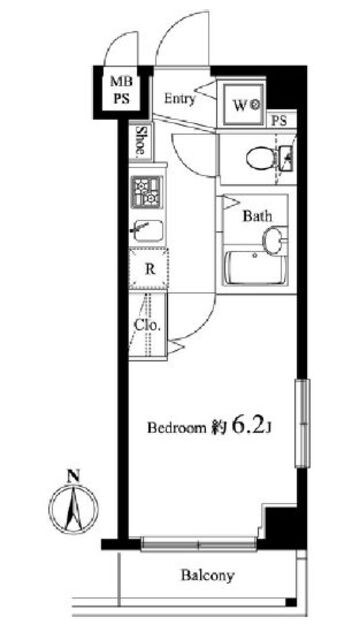 ヴェルト中野上鷺宮の物件間取画像