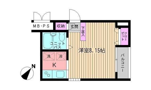 ビイルーム新宿の物件間取画像