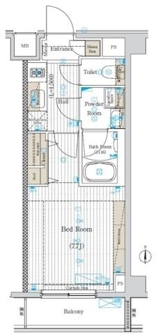 ブライズ中野江古田の物件間取画像