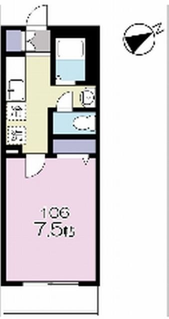 アイシイメゾンの物件間取画像