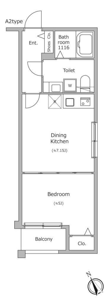 ラクラス四谷三丁目の物件間取画像