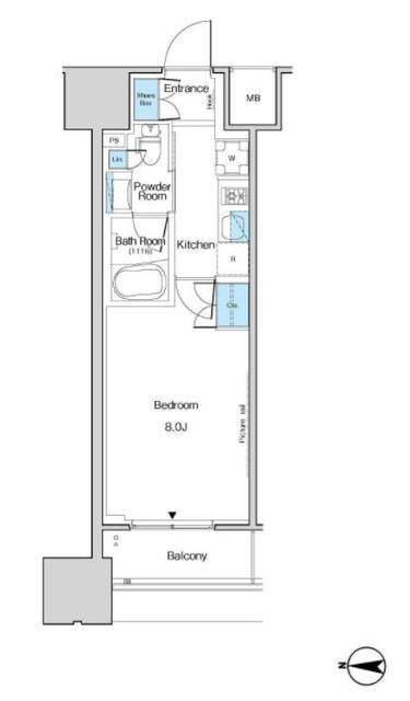 ルフォンブランシェ品川南大井の物件間取画像