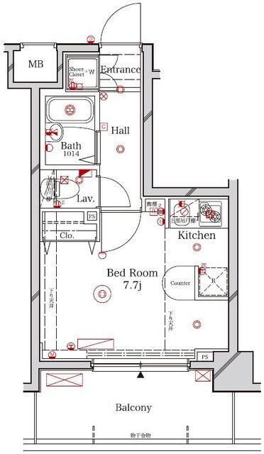 ラフィスタ品川ベイの物件間取画像