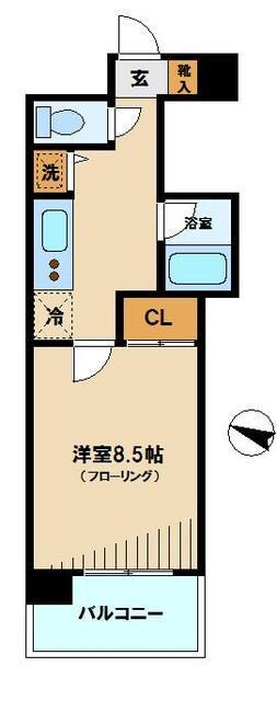 フィールドアベニューの物件間取画像