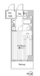 スペーシア池上の物件間取画像