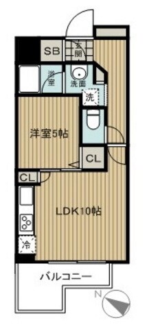 レジディア中延の物件間取画像