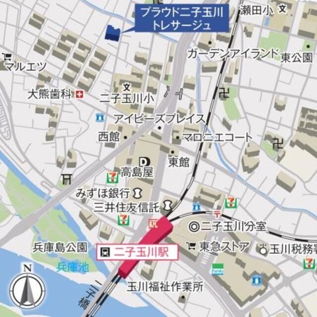 プラウド二子玉川トレサージュの物件内観写真