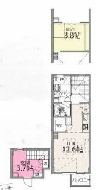 TAS経堂レジデンスの物件間取画像