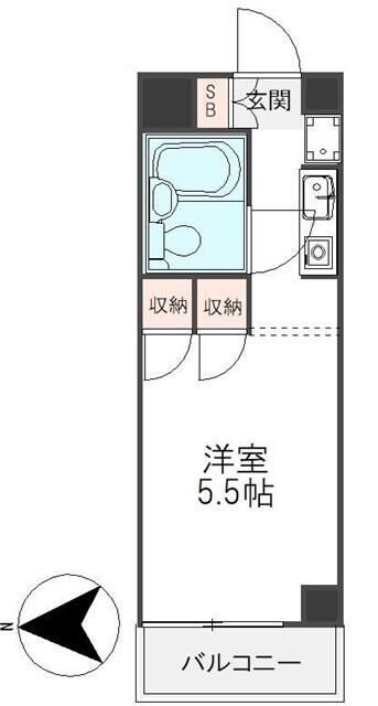 スカイコート世田谷第4の物件間取画像