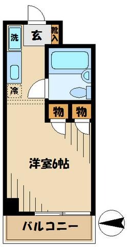 スカイコート世田谷第4の物件間取画像