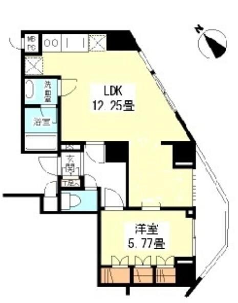プライムアーバン目黒青葉台の物件間取画像