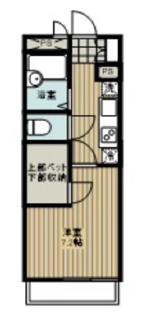 レオパレスボナール K Yの物件間取画像