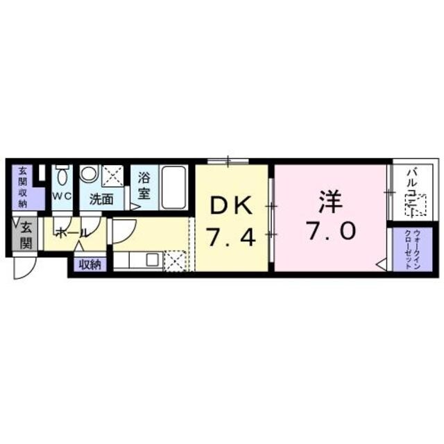 K.OレーベンIIの物件間取画像