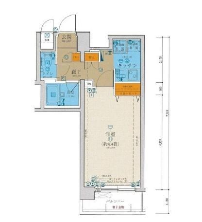 キャパシタス中野の物件間取画像