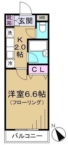 グランシャリオの物件間取画像