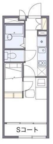 レオパレスHARMONYの物件間取画像