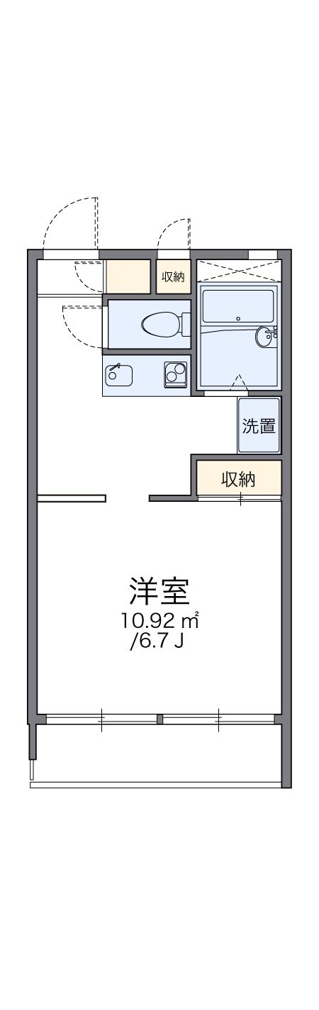 レオパレス要町IIの物件間取画像