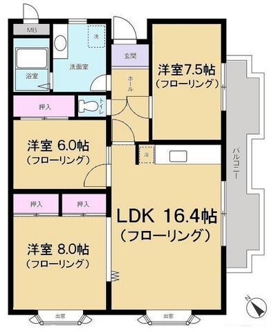 ブエナ ヴィスタの物件間取画像