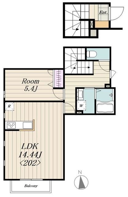 コーポ瀧の物件間取画像