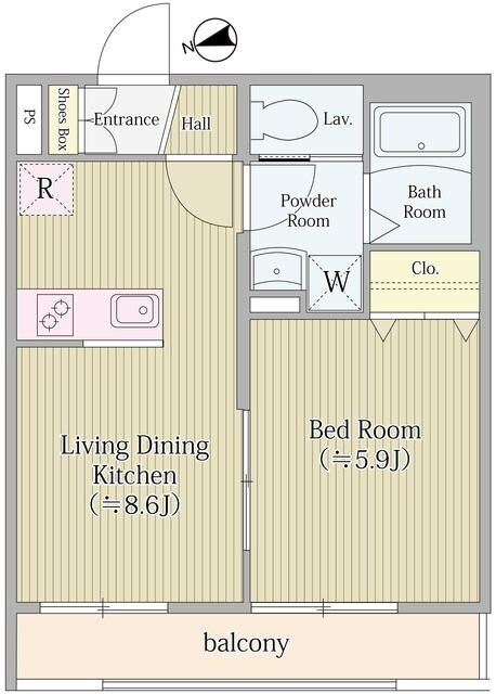 AIFLAT MEJIROの物件間取画像