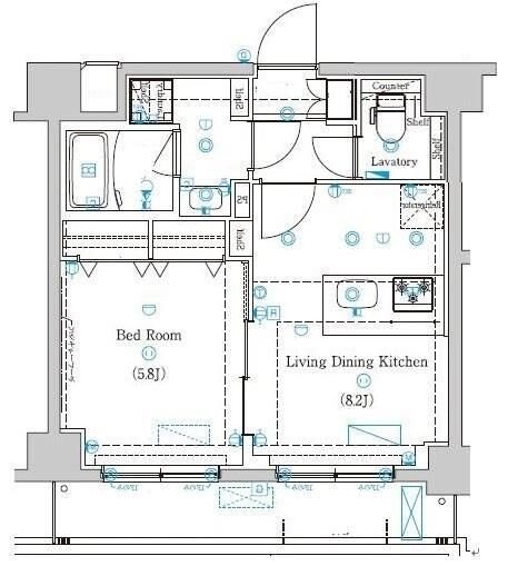 ラフィスタときわ台の物件間取画像